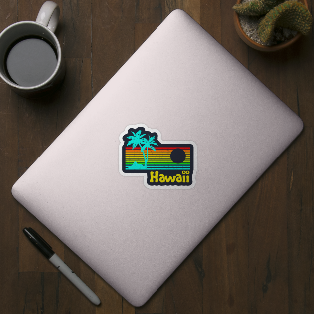 '80s Retro Vintage Hawaii (distressed look) by robotface